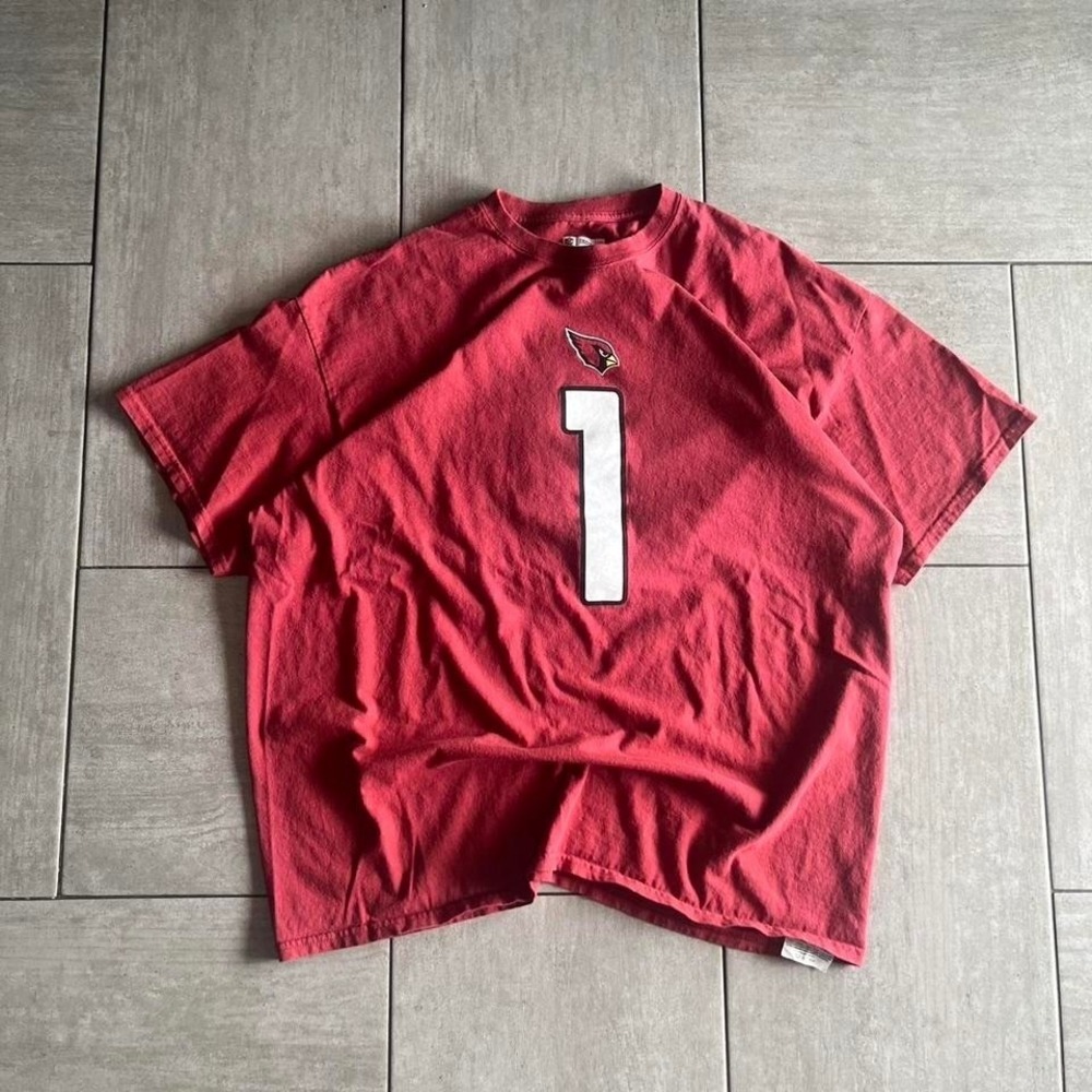 NFL Arizona Cardinals Kyler Murray 1 Red Graphic T-Shirt Mens XXL